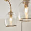 Ashcroft 3 Light Ceiling Semi flush light