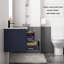 Base de meuble-lavabo simple mural 30 po seulement, armoire flottante avec tiroirs à fermeture en douceur, comptoir d'évier non inclus-111361981