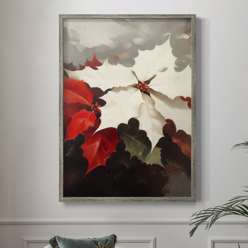 «Christmas Holiday Art», série 2, impression encadrée CIV - bois massif, H 11 po x l 9 po
