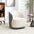 Stith Velvet Upholstered Swivel Barrel Chair-377983954