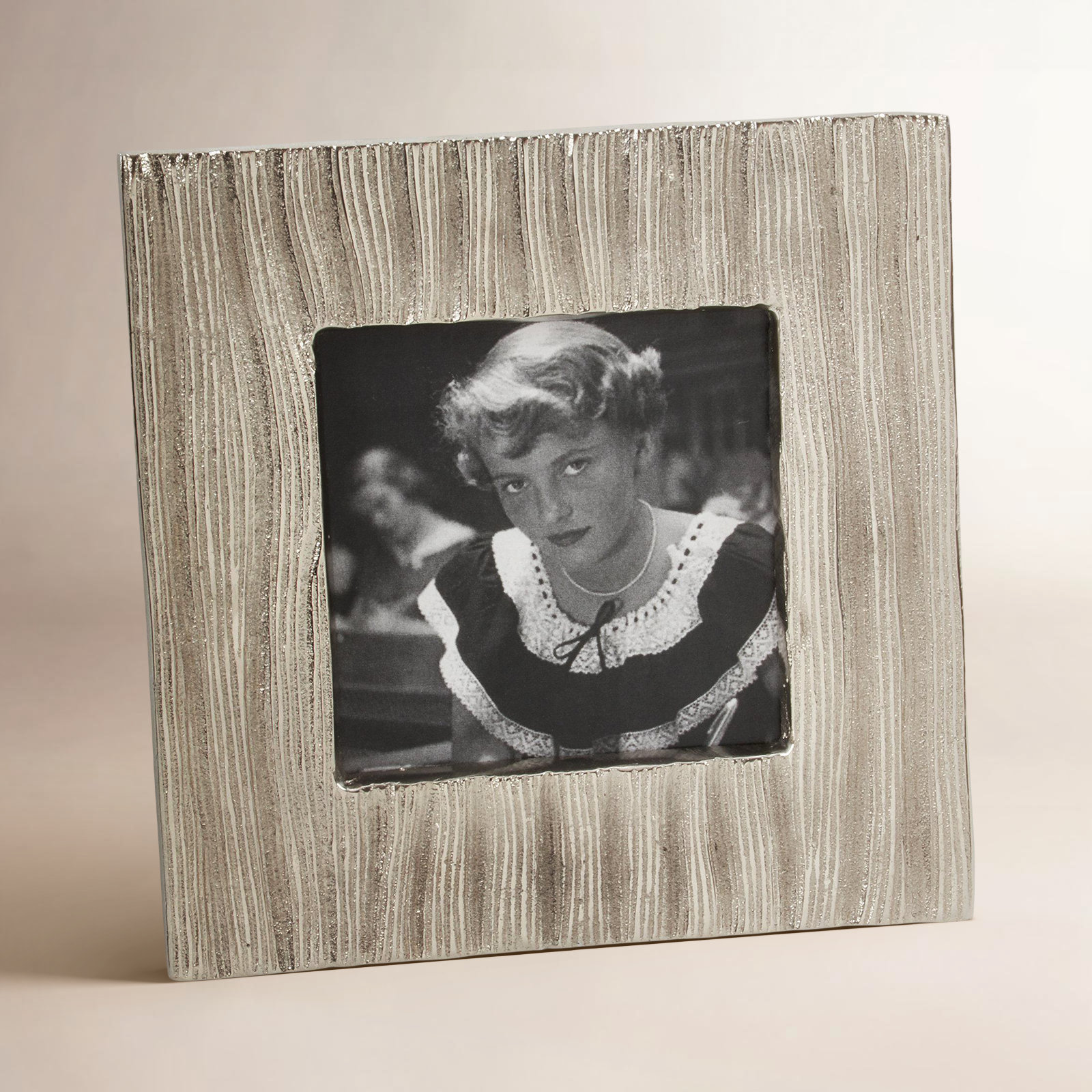 Quezada Silver Embossed Picture Frame