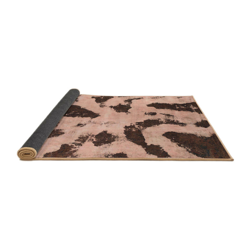 Abstract Indoor Rug, Round 4'