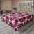 Dark Magenta/Slate Brown Floral
