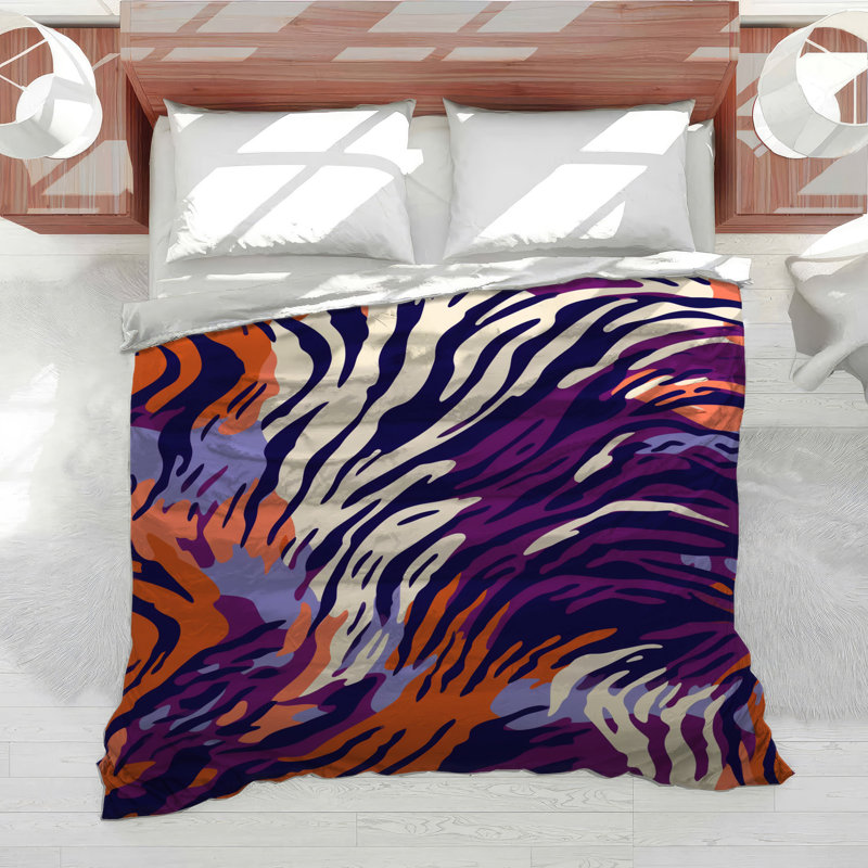 Animal Pattern Bedding Abstract Comforter Contemporary, Queen Comforter