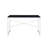 Tennos Black & Chrome Finish Writing Desk-1665003897