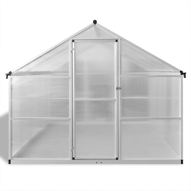 118.9' W x 74.8' D Hobby Greenhouse, 76.8" H x 98.4" W x 118.9" D
