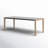 Barclay Rectangular Concrete Outdoor Dining Table-713560492