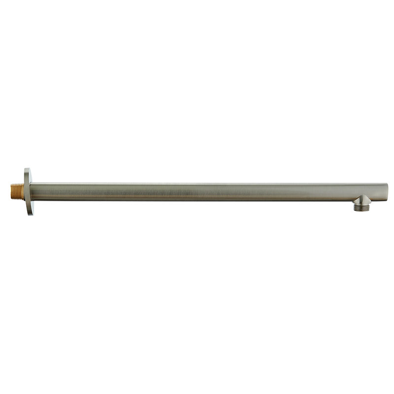 Bras de douche rond en laiton DAX, Chrome