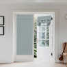 French Door Curtain – Linen Texture, 26x68 Inch, Grey, Waterproof & Room Darkening - View #10