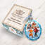 Keepsake 3'' Handmade Glass Photo Ornament