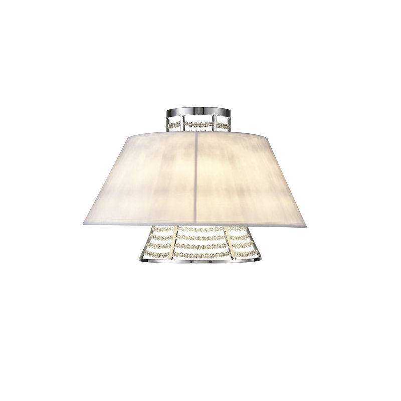 Flush Mounted Sconce, White