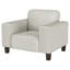 Fauteuil d'appoint capitonné Dana Greige
