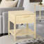 Nadine 40cm W Manufactured Wood Bedside Table