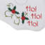 Chaussette de Noël 19,25 "à broderies rouges et blanches Ho Ho Ho