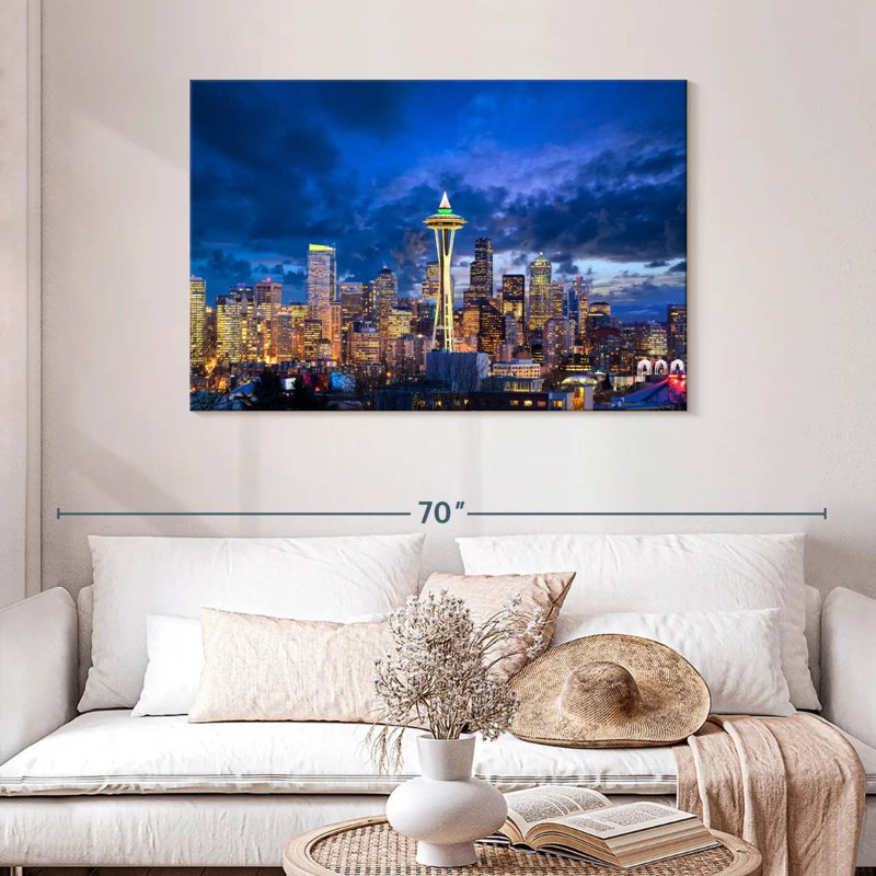 Sireci Space Needle Standout, 30" H x 45" W