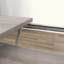 Table de cuisine extensible de style nordique, table de salle à manger extensible, avec base en tréteaux robuste-686644570