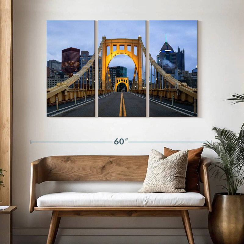Mehar Roberto Clemente Bridge, 32" H x 50" W