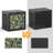35 Gallon Black Decorative Print Resin Deck Box with Decorative Printed Panels