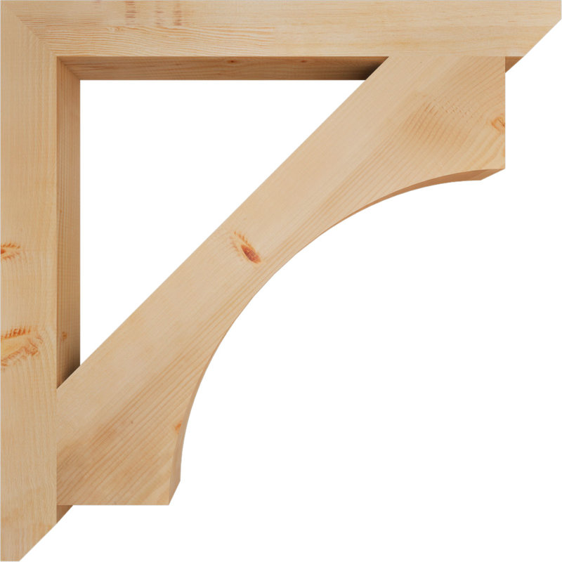 Support en bois Westlake, Sapin de Douglas, H 40 po x l 3,5 po x P 40 po