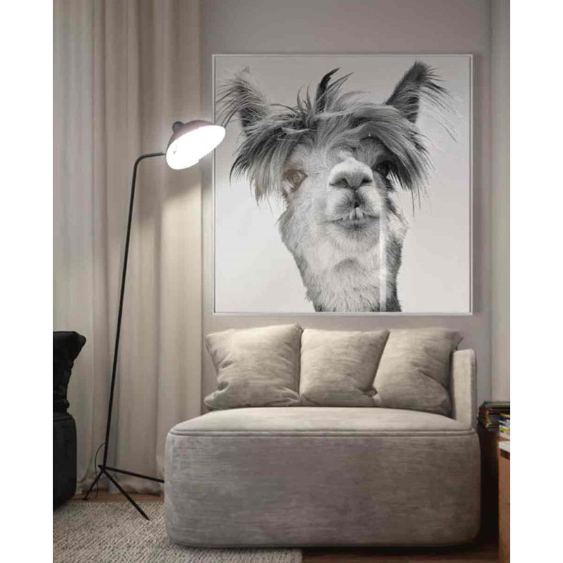 Unknown - Single Picture Frame Print on Glass