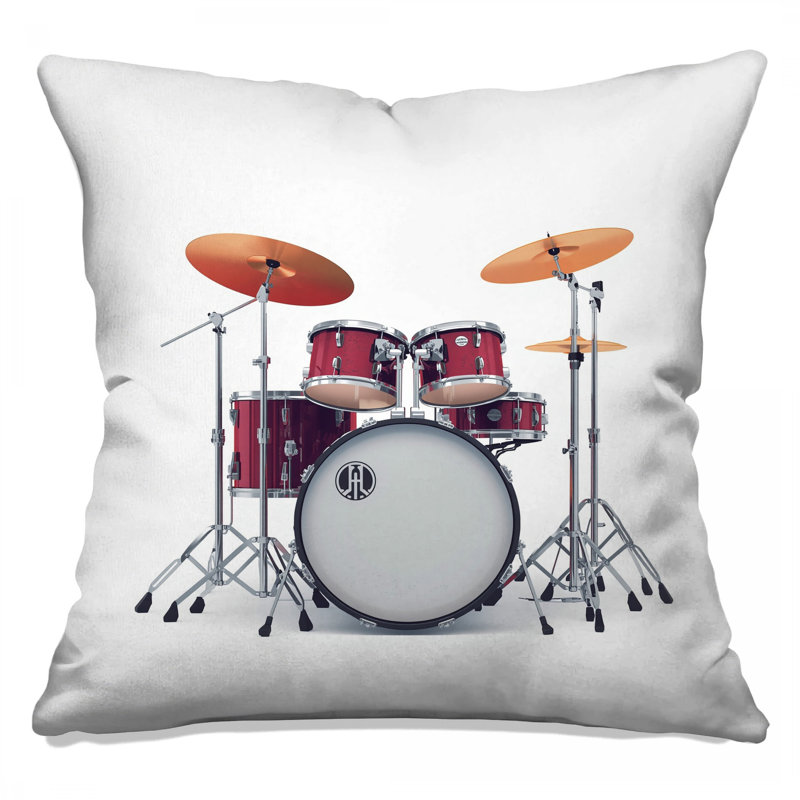 Coussins décoratifs Red Drum Kit, 26 x 26 pouces