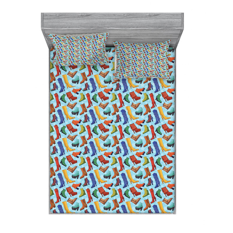 Microfiber Sheet Set, Full Sheet Set with Fitted Sheet