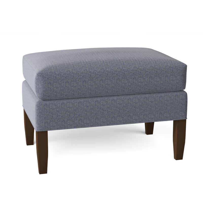 Hanover Upholstered Ottoman, Bailey Ld Navy