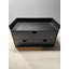 Mini-boîte de rangement en bambou de style tiroir de bureau en bambou, noire, à 2 niveaux avec tablettes. Idéal pour le bureau ou la maison; Peut être utilisé comme table de chevet, meuble-lavabo ou unité de rangement de bureau. Dimensions: 13 x 6,7 x 8 pouces.-129458351