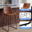 Modern Faux Leather Counter Stool With Low Back Sled Base Footrest-1878856862-1878856861