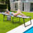 Patio Folding Chaise Lounge Portable Lay Flat Reclining Chair w/ 4-Level Backrest Side Pocket-255187723-237217673