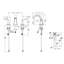 Willa Widespread Bathroom Faucet with Drain Assembly-93559674