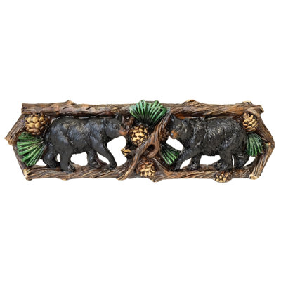 Bear Pinecone Drawer Pull Bar Handle Set