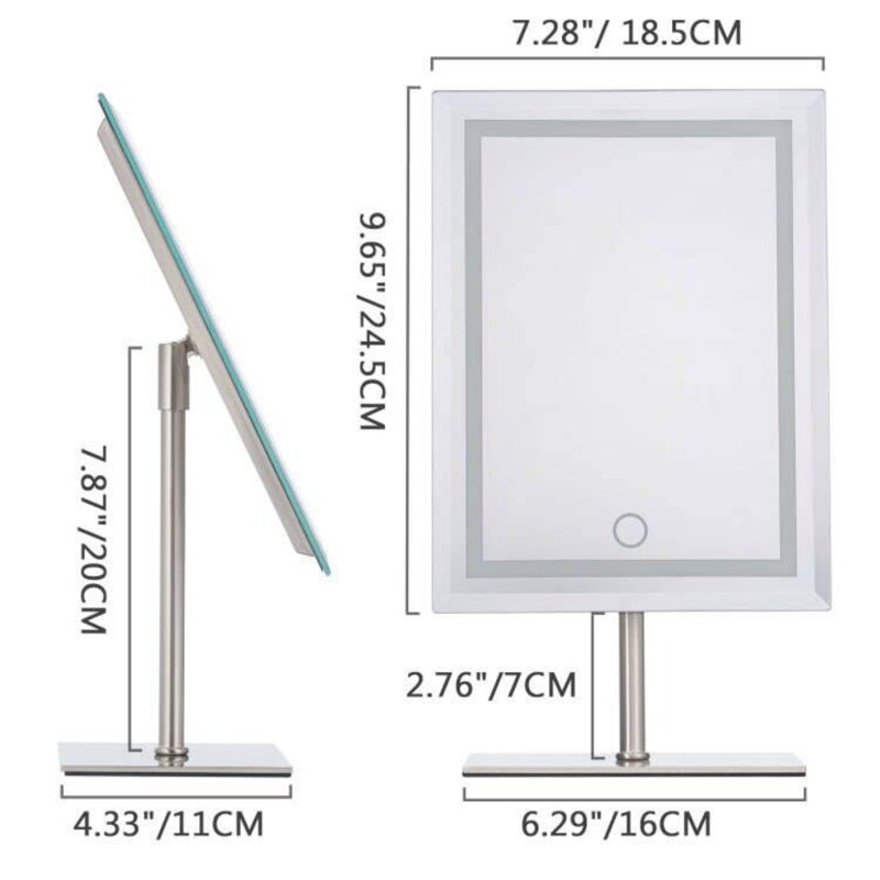 Bartonville Metal Floor Mirror