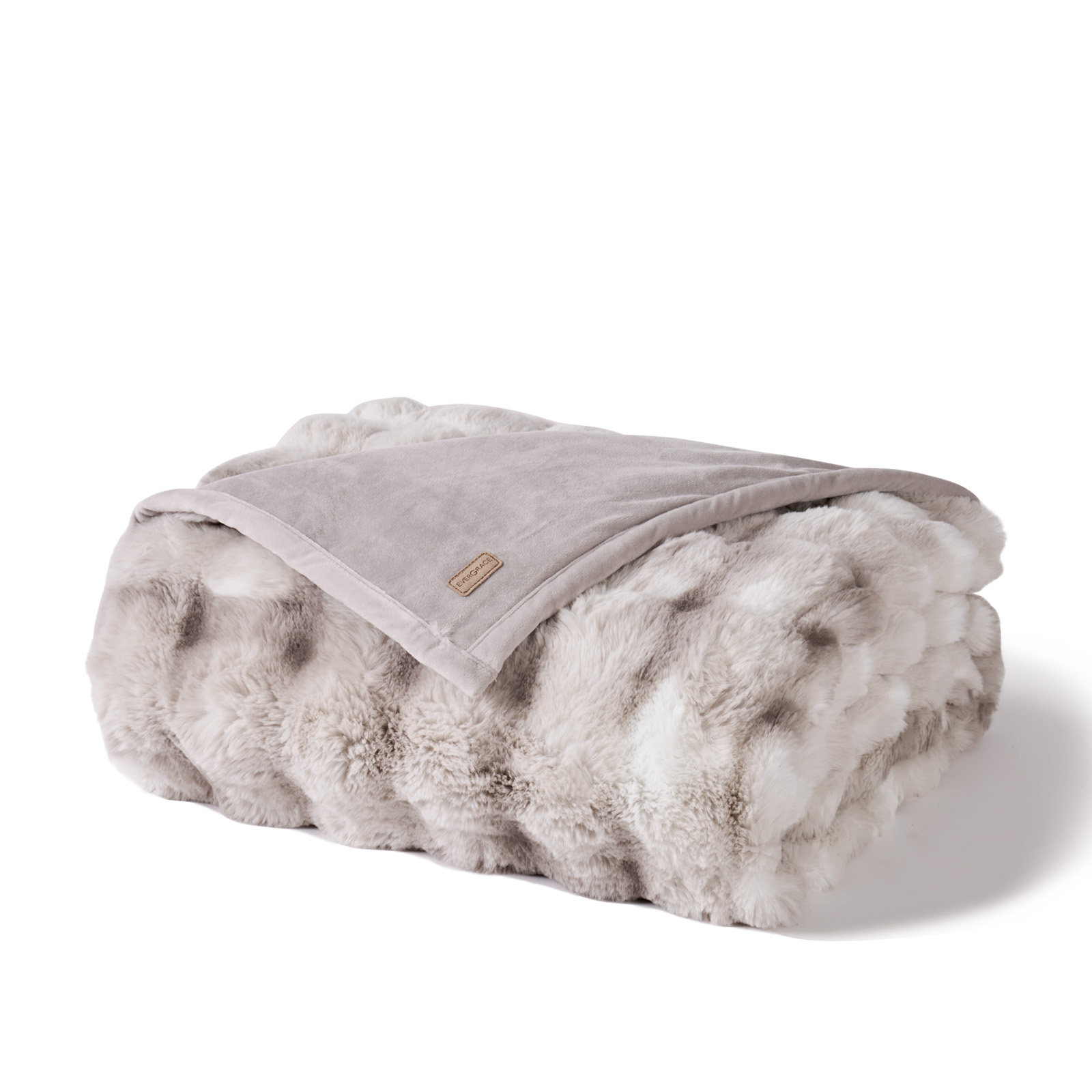 EverGrace Ridgeline Faux Fur Throw Blanket & Reviews | Joss & Main