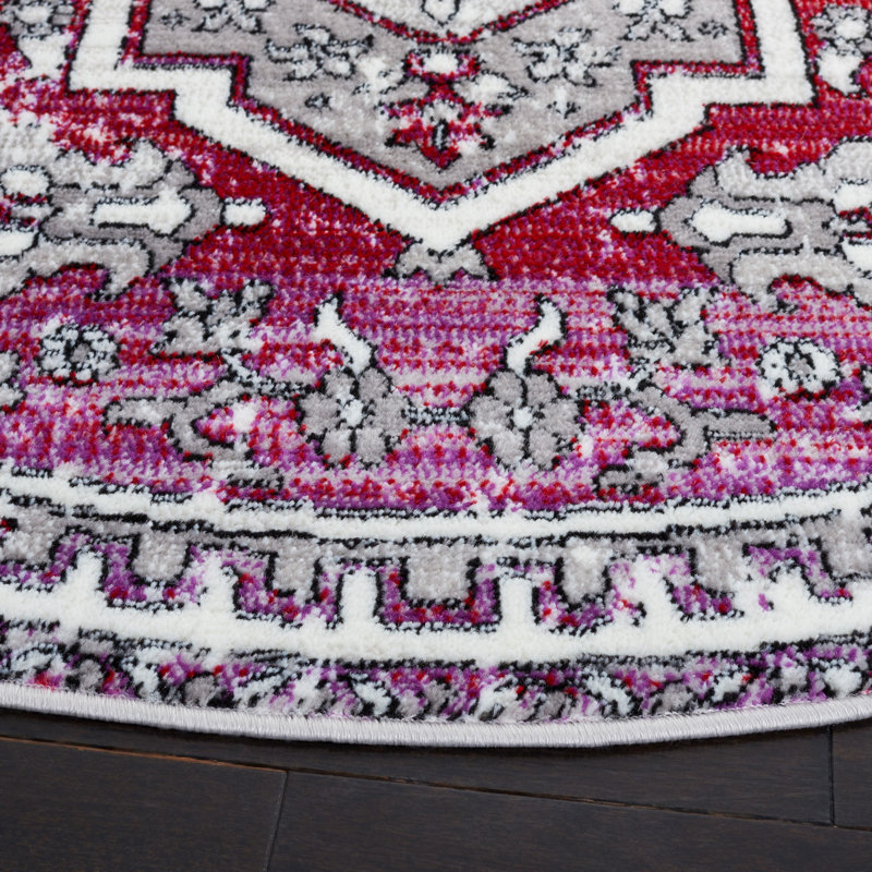 Tapis oriental rouge / gris, Rectangle 8 pi x 10 pi