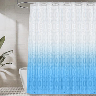 PEVA Waterproof Shower Curtain Liner With Magnets And Plastic Rings, Heavy-Duty Eco-Friendly Bathroom Shower Liner, Rust-Proof Grommets, Spa-Inspired Design