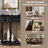 Curved Console Table With 4 Drawers & 1 Shelf, Versatile For Hallway, Living Room-410587715