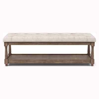 Hetzel Upholstered Shelves Storage Bench by Laurel Foundry Modern Farmhouse