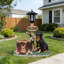 Statue jardinière Rottweiler