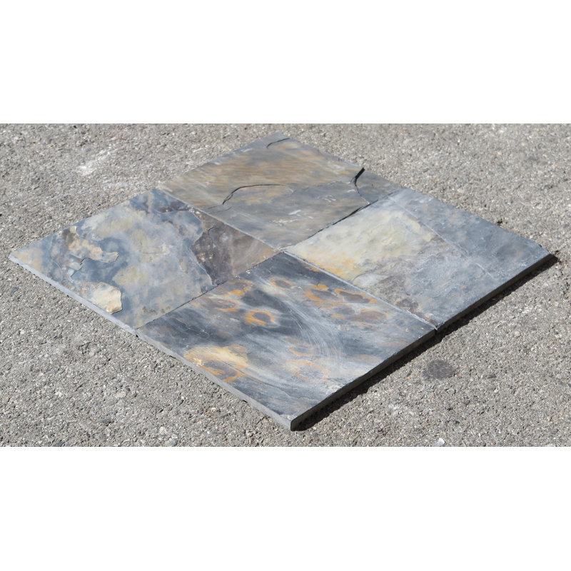 Carreau de mur et de sol en ardoise naturelle de 12 po x 12 po West Country