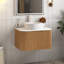 Meuble-lavabo flottant mural 24 po avec lavabo-805066449