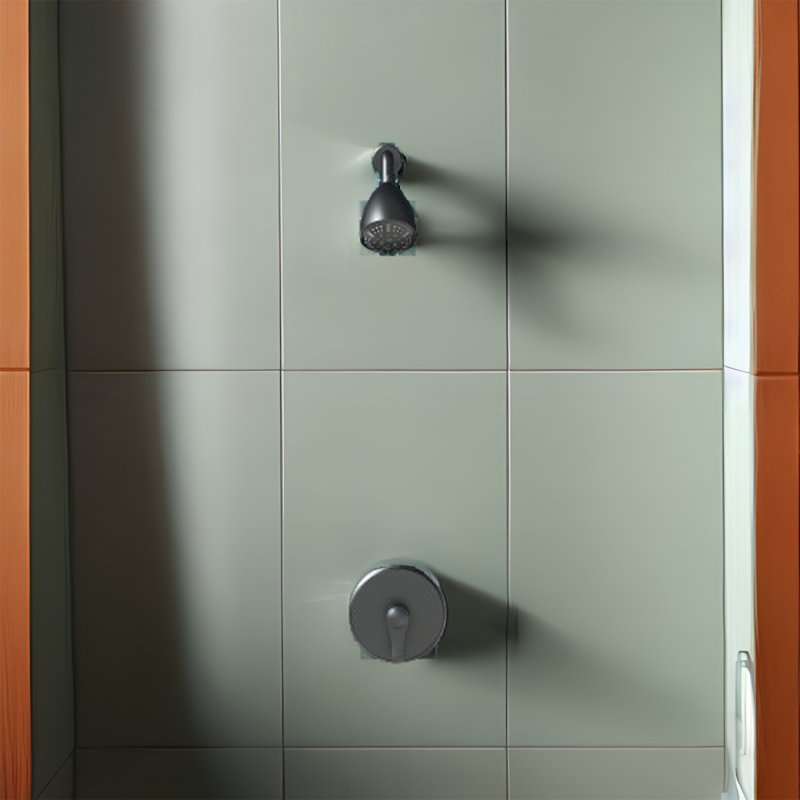 Système de douche complet, Noir mat