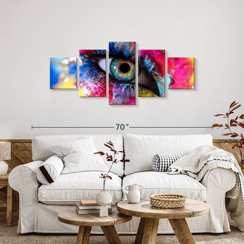 Rainbow Gaze, H 24 po x l 55 po