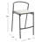 Wyeth Upholstered Counter Stool with Metal Frame-1740365139