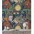 Peel and Stick Wallpaper Boho Retro Floral Wall Paper Navy Orange Oliva for Bedroom Kitchen Accent Wall 17.3in x 9.8ft-924310303