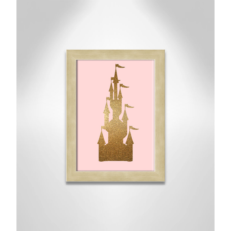 Fairytale 1, impression sur papier, H 16 po x l 12 po x P 0,63 po, Encadré plat champagne