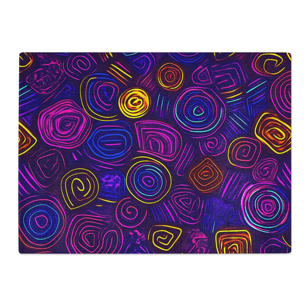 Neon Art Vol.4  Glass Chopping Board