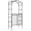 Tonnelle de jardin avec barrière Outsunny