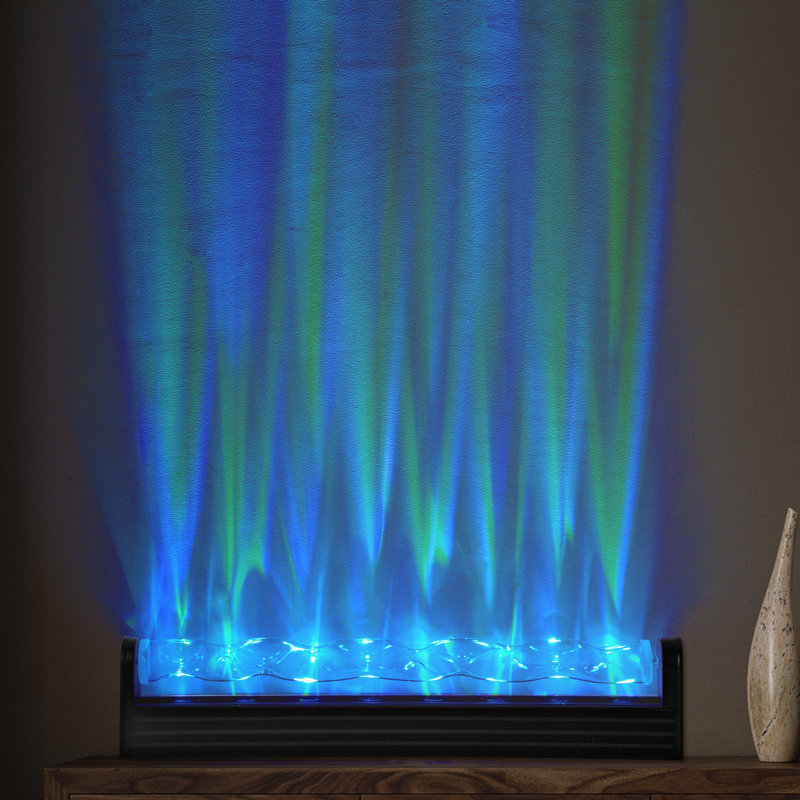 Lashure String Lights Black Water Ripple Projection Light