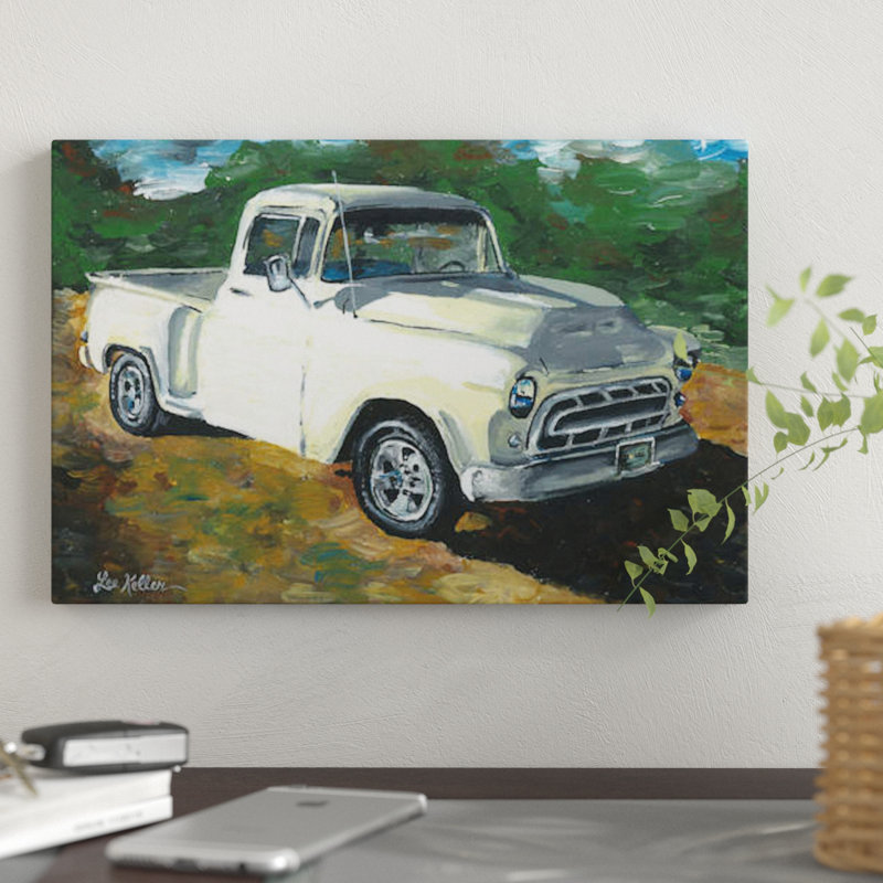 «55 Chevy Truck», impression sur toile, H 18 po x l 26 po x P 1,5 po, Toile tendue